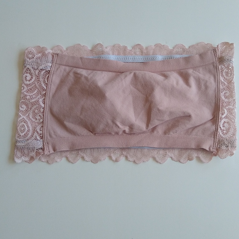 NEW 2 Intimately Free People Seamless Reversible Lace Bandeau Bralette - Picture 5 of 9